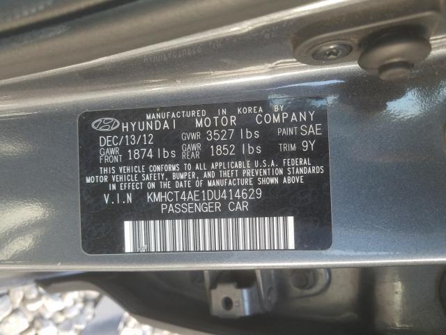 2013 HYUNDAI ACCENT GLS KMHCT4AE1DU414629