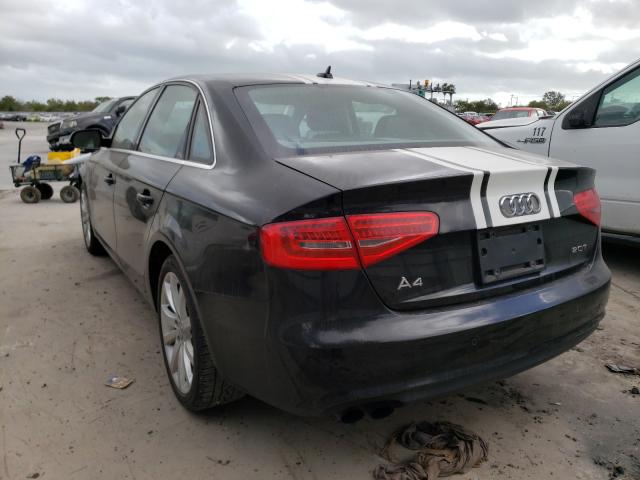 2013 AUDI A4 PREMIUM WAUEFAFL9DN048596