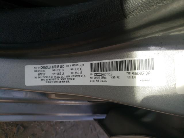 2015 CHRYSLER 200 C 1C3CCCCGXFN515215