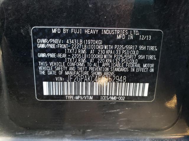 2014 SUBARU XV CROSSTR JF2GPAKC4E8252948