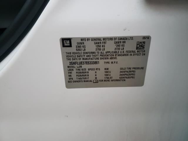 2014 GMC TERRAIN DE 2GKFLUE37E6333861