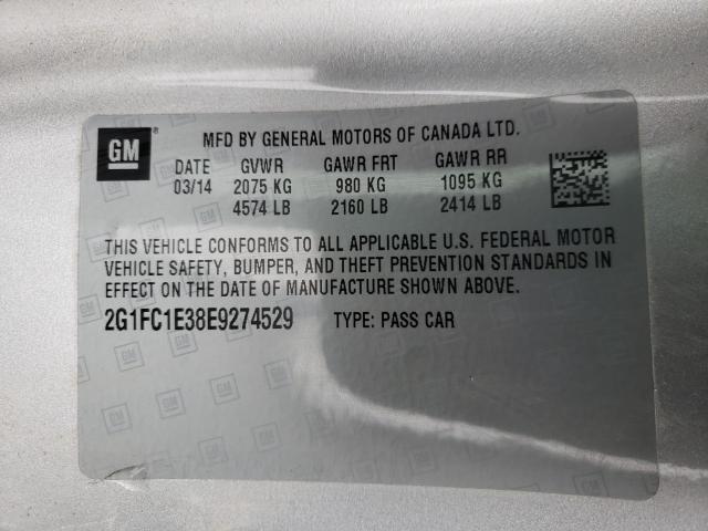 2014 CHEVROLET CAMARO LT 2G1FC1E38E9274529