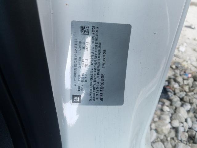 2015 CHEVROLET CAMARO LS 2G1FB1E39F9306456