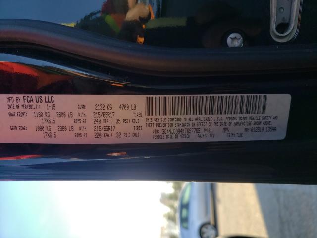 2019 JEEP COMPASS TR 3C4NJDDB4KT697765