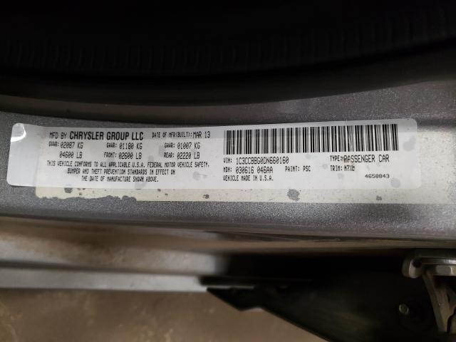 2013 CHRYSLER 200 1C3CCBBG0DN660160