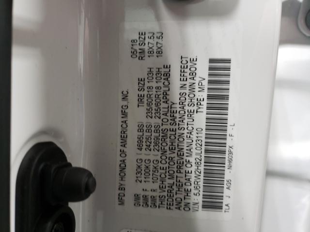 2018 HONDA CR-V EXL 5J6RW2H82JL023110