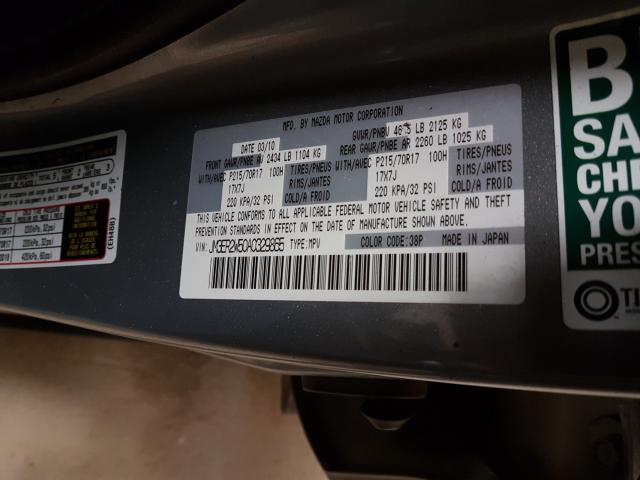 2010 MAZDA CX-7 JM3ER2W50A0329865