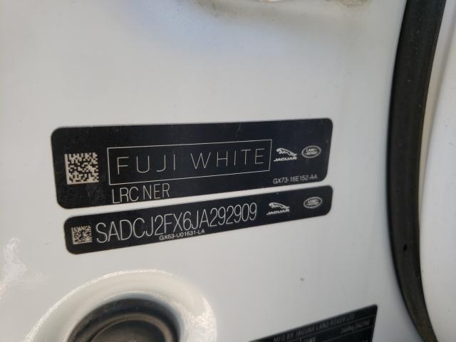 2018 JAGUAR F-PACE PRE SADCJ2FX6JA292909