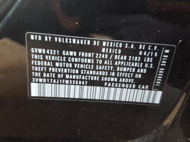 2015 VOLKSWAGEN JETTA SE 3VWD17AJ1FM335947