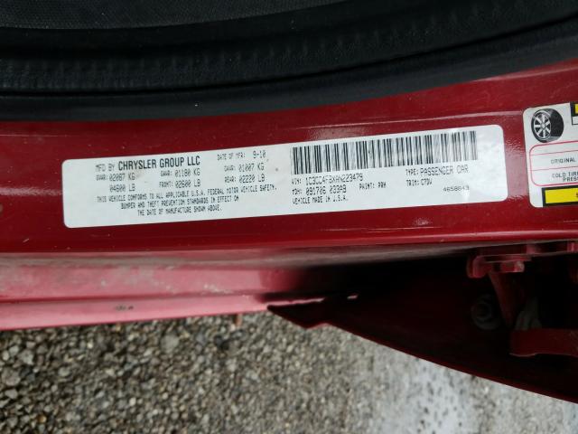 2010 CHRYSLER SEBRING TO 1C3CC4FBXAN223479
