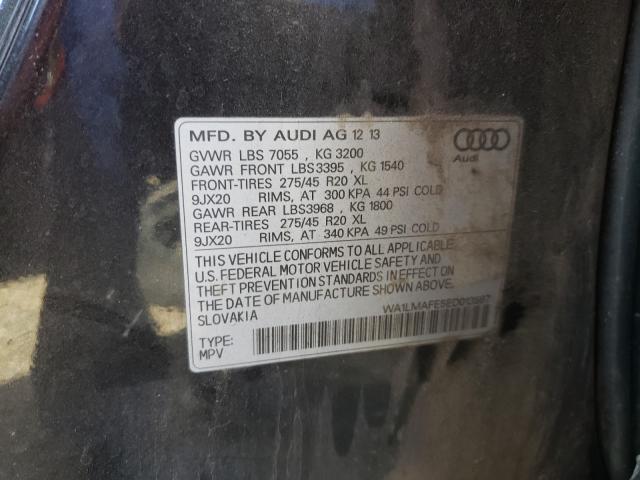 2014 AUDI Q7 PREMIUM WA1LMAFE5ED013587
