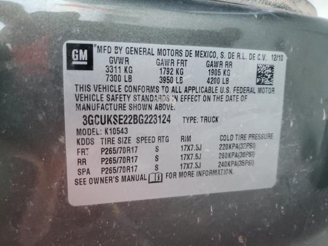 2012 GMC SIERRA K15 3GTP2VE73CG305861
