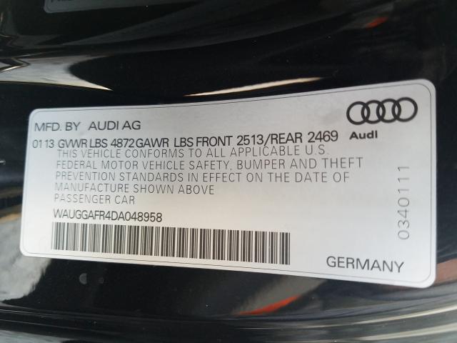 2013 AUDI S5 PREMIUM WAUGGAFR4DA048958