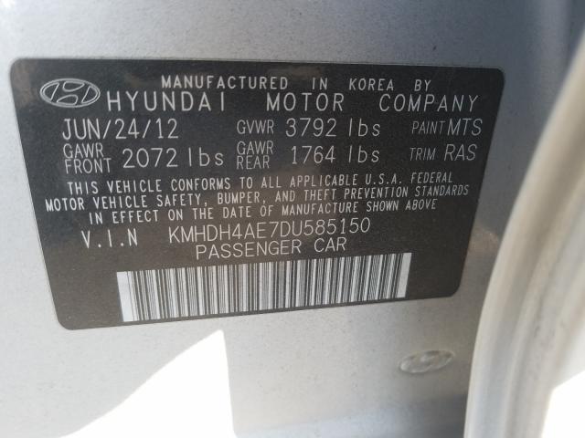 2013 HYUNDAI ELANTRA GL - KMHDH4AE7DU585150