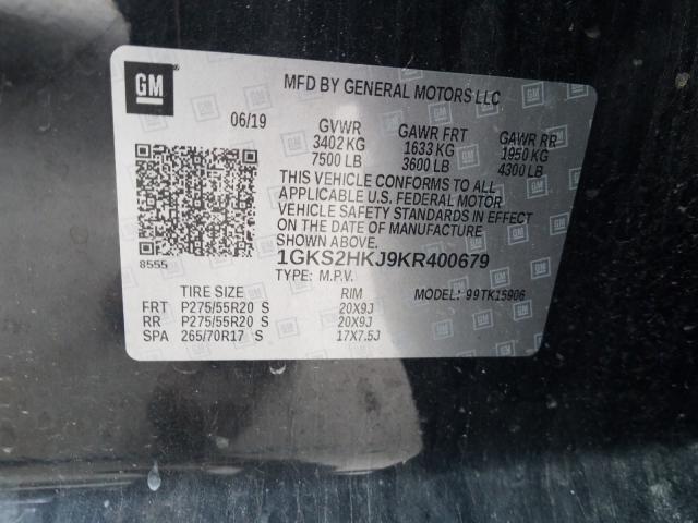 2019 GMC YUKON XL D 1GKS2HKJ9KR400679