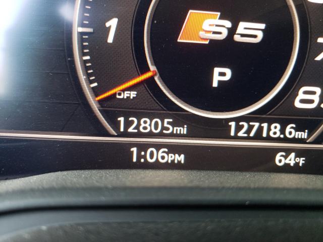 2018 AUDI S5 PRESTIG WAUR4AF55JA012366