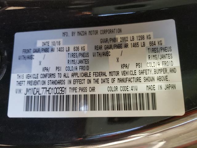 2017 MAZDA MX-5 MIATA JM1NDAL77H0100391