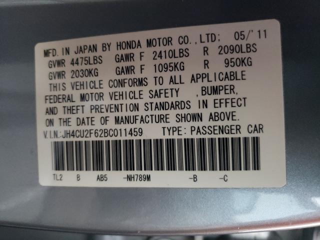 2011 ACURA TSX JH4CU2F62BC011459