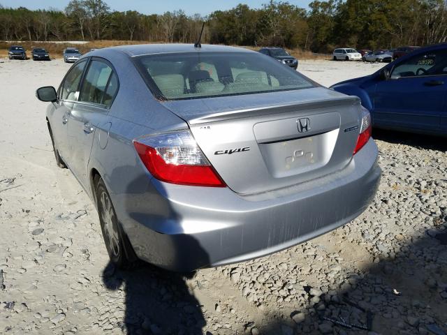 2012 HONDA CIVIC HYBR JHMFB4F22CS008788
