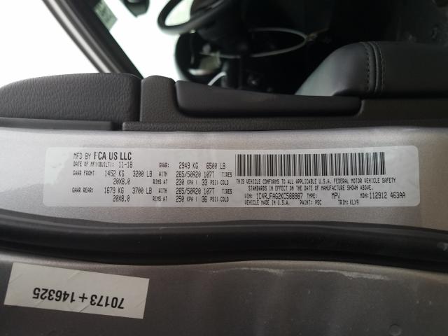 2019 JEEP GRAND CHER 1C4RJFAG2KC588987