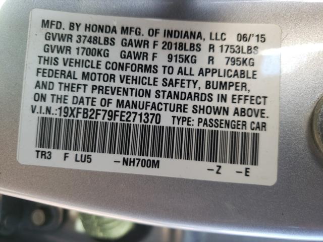 2015 HONDA CIVIC SE 19XFB2F79FE271370
