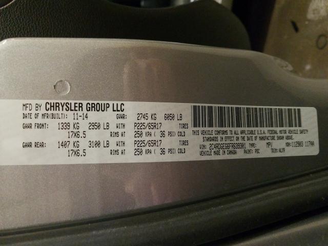 2015 DODGE GRAND CARA 2C4RDGEG6FR639301
