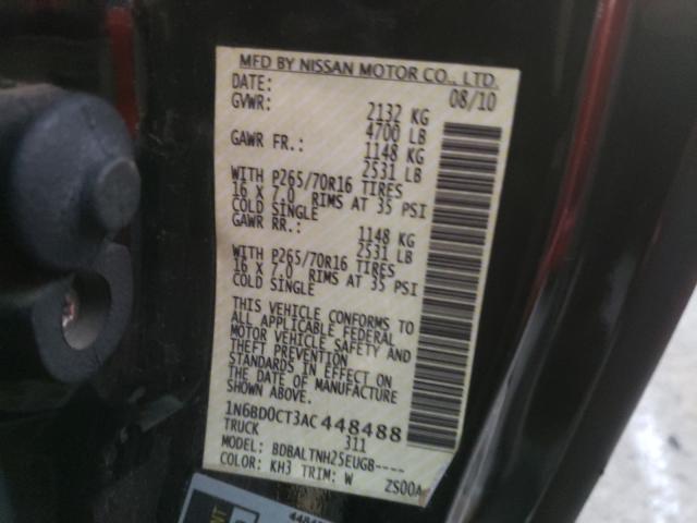 2010 NISSAN FRONTIER K 1N6BD0CT3AC448488