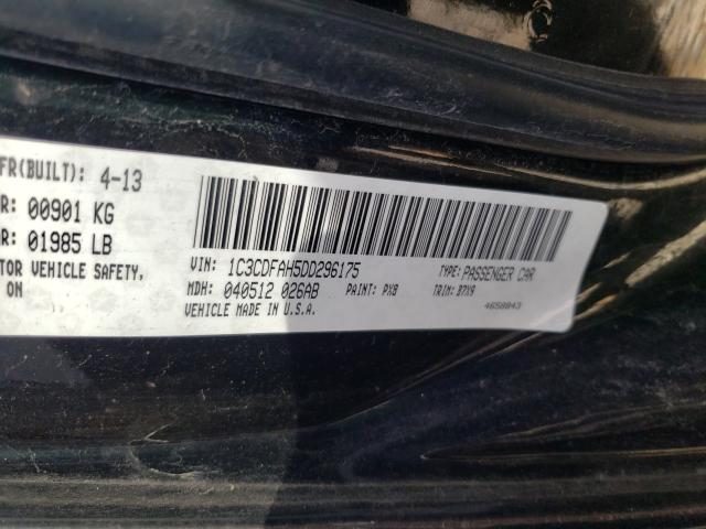 2013 DODGE DART SE 1C3CDFAH5DD296175