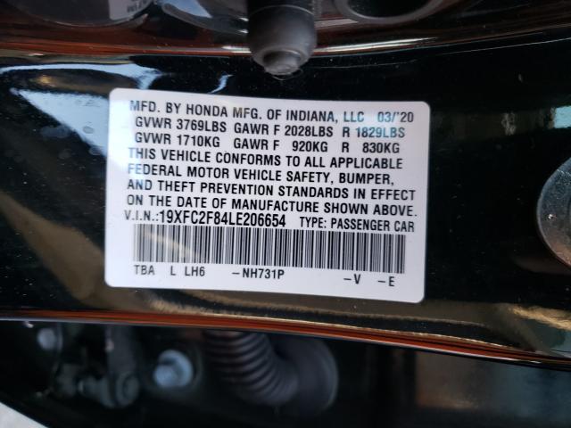2020 HONDA CIVIC SPOR - 19XFC2F84LE206654