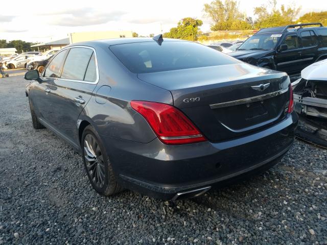 2017 GENESIS G90 PREMIU KMHG34JAXHU020843