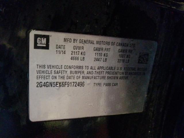 2015 BUICK REGAL PREM 2G4GN5EX6F9172496