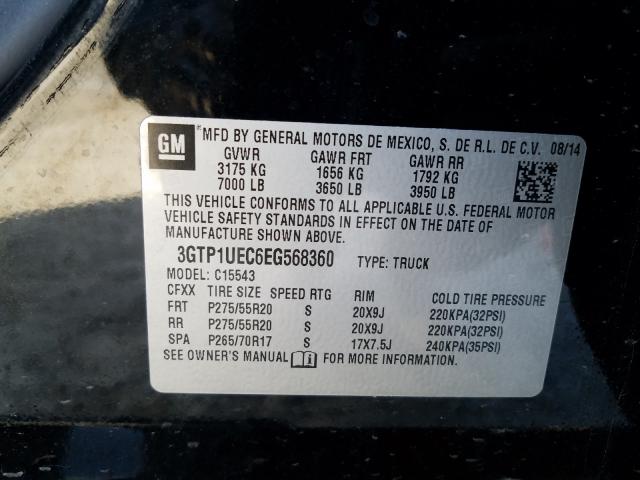2014 GMC SIERRA C15 3GTP1UEC6EG568360