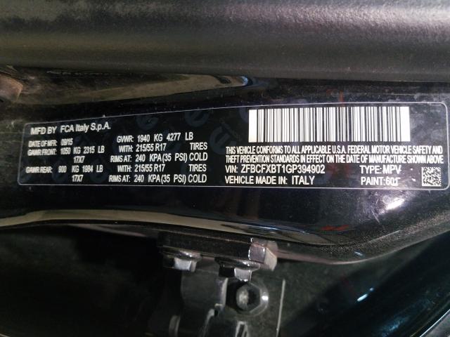 2016 FIAT 500X EASY ZFBCFXBT1GP394902