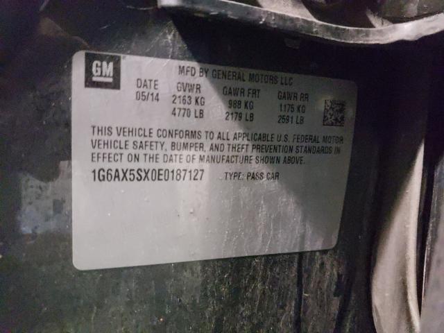 2014 CADILLAC CTS LUXURY 1G6AX5SX0E0187127