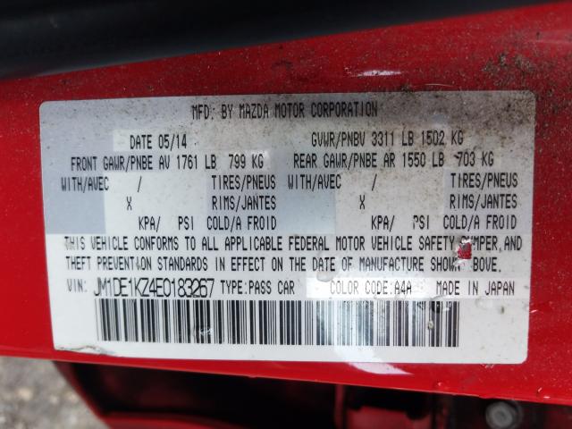 2014 MAZDA MAZDA2 SPO JM1DE1KZ4E0183267