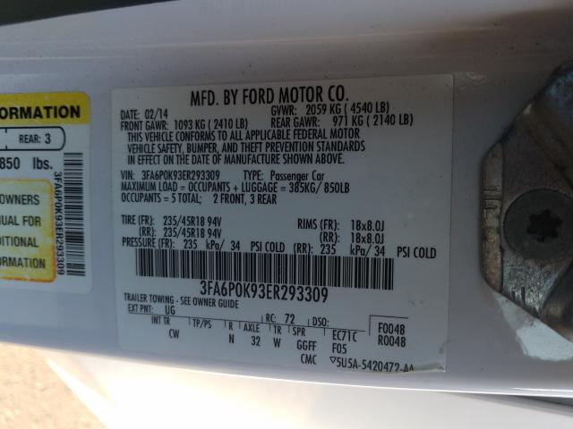 2014 FORD FUSION TIT - 3FA6P0K93ER293309