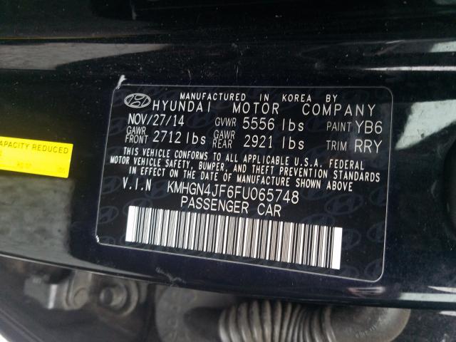 2015 HYUNDAI GENESIS 5. KMHGN4JF6FU065748