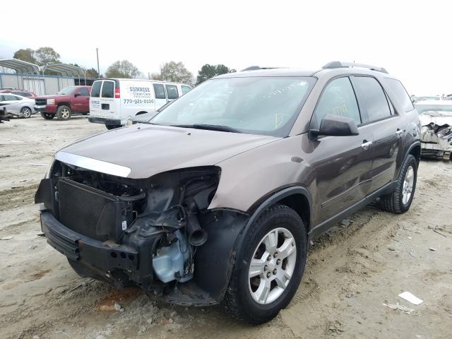 2010 GMC ACADIA SLE 1GKLRLED6AJ238726