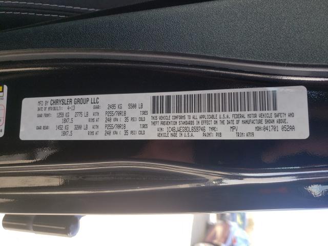 2013 JEEP WRANGLER U 1C4BJWEG9DL659746