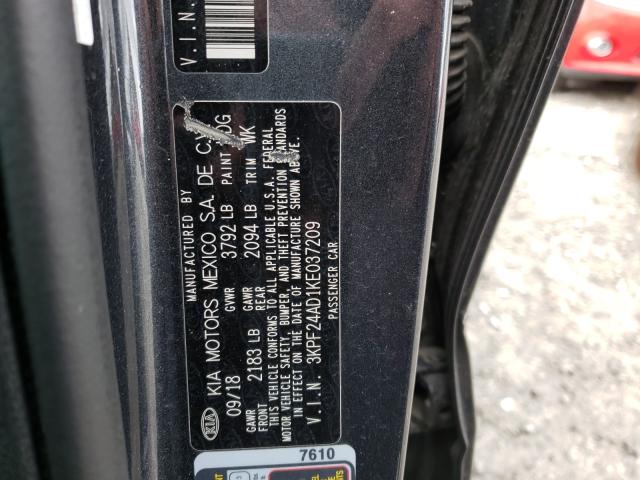 2019 KIA FORTE 3KPF24AD1KE037209