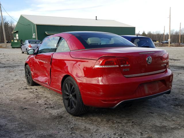 2013 VOLKSWAGEN EOS KOMFOR WVWBW8AH4DV001168