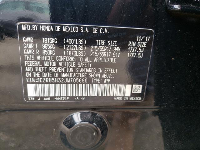 2018 HONDA HR-V LX 3CZRU5H32JM705690