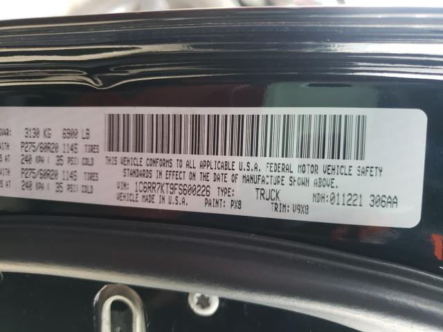 2015 RAM 1500 ST 1C6RR7KT9FS600226