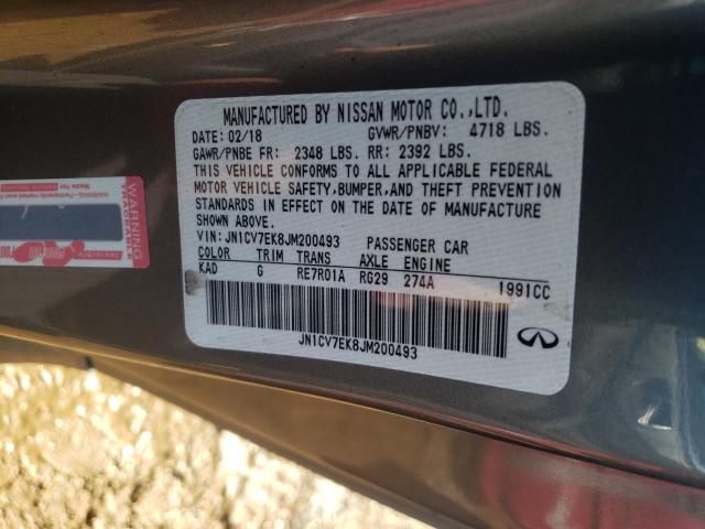 2018 INFINITI Q60 PURE JN1CV7EK8JM200493
