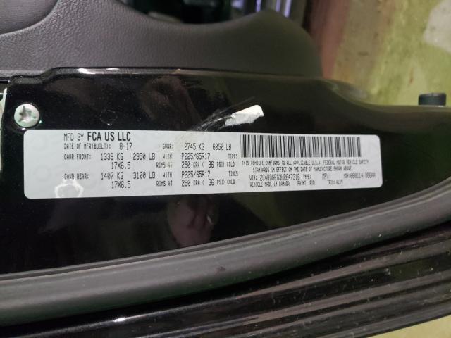 2017 DODGE GRAND CARA 2C4RDGEG3HR847316
