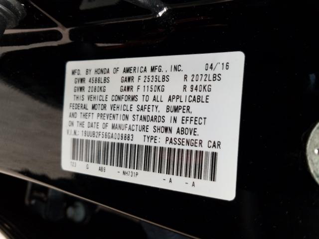 2016 ACURA TLX TECH 19UUB2F56GA009883