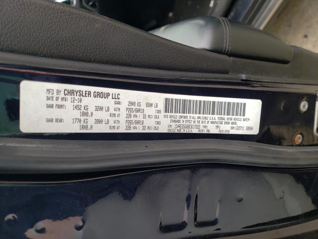 2011 DODGE DURANGO EX 1D4RE2GG6BC617222
