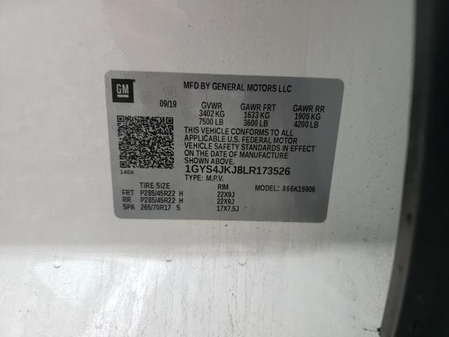 2020 CADILLAC ESCALADE E 1GYS4JKJ8LR173526