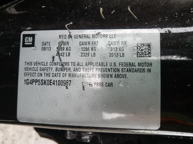 2014 BUICK VERANO 1G4PP5SK0E4100987