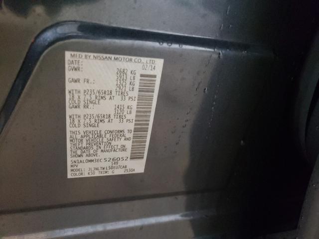 2014 INFINITI QX60 5N1AL0MM3EC526052